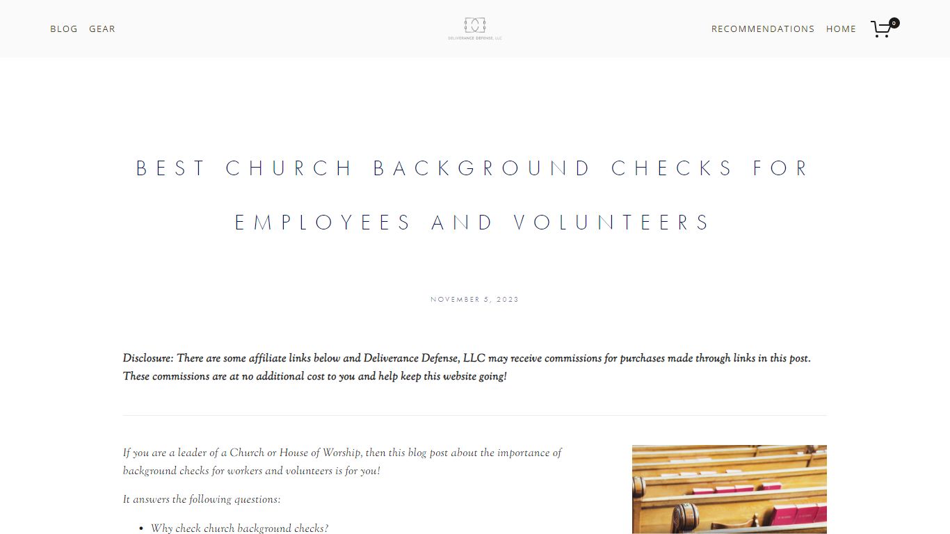 Best Church Background Checks for Employees and Volunteers